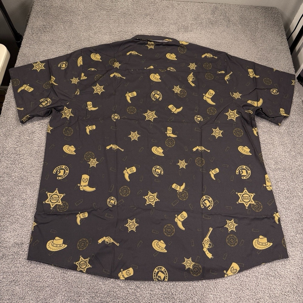 Dixxon Flannel V Twin 1876 Shirt Men 3XL XXXL Black Limited Edition Western - Picture 8 of 11
